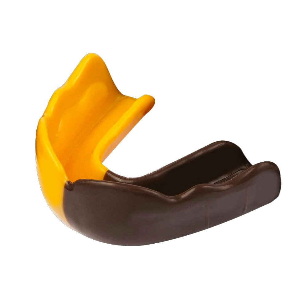 Signature Sports Type 2 Protective Mouthguard Teeth Shield Adults Brown/Yellow