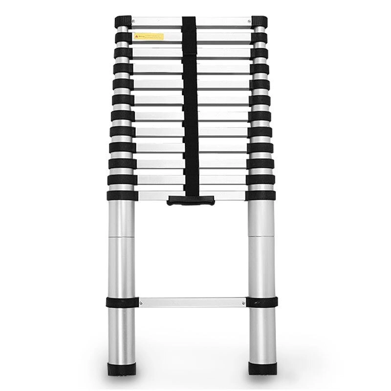 Bullet 3.8m Portable Telescopic Ladder Multipurpose Aluminium Alloy Extension Extendable Steps Multi