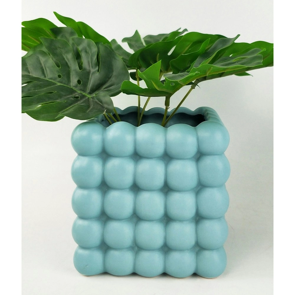 2x Urban Addie Bubble 13cm Ceramic Planter Flower/Plant Pot Sml Home Decor Ocean