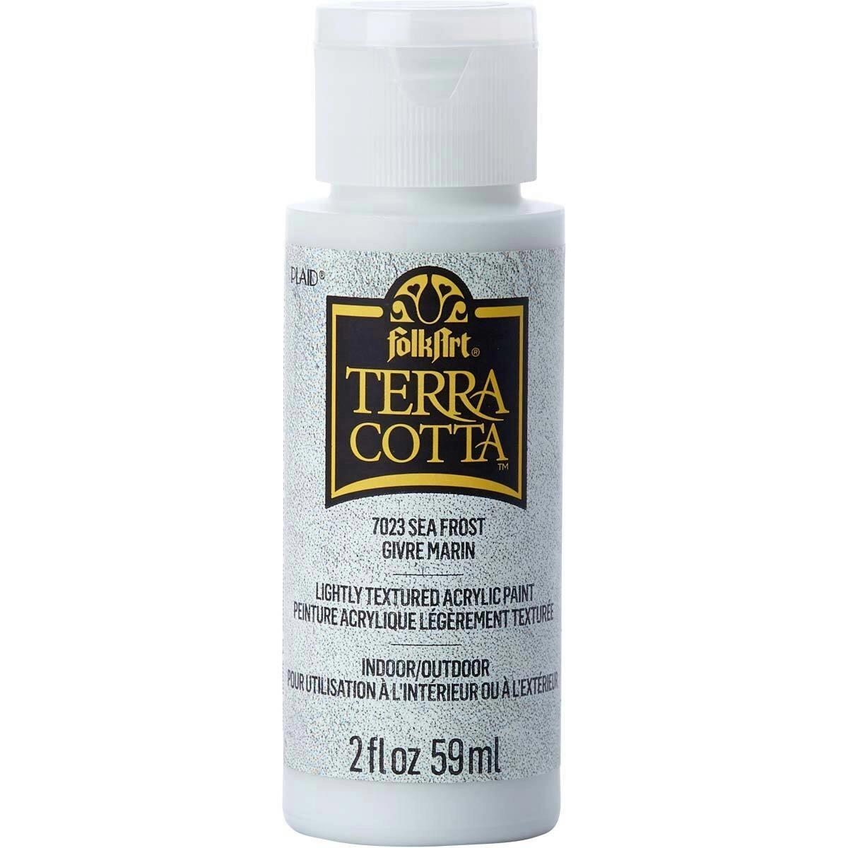 Plaid FolkArt Terra Cotta 59ml Acrylic Art/Craft Paint Sea Frost Textured Finish