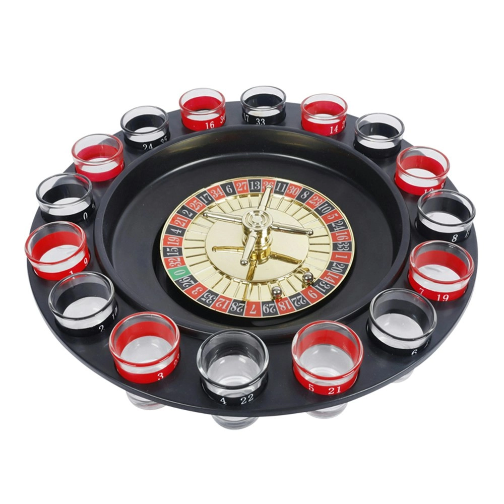 Razoo 30x30cm Drinking Roulette Shots Game Fun Tabletop Party Toy Set 18+