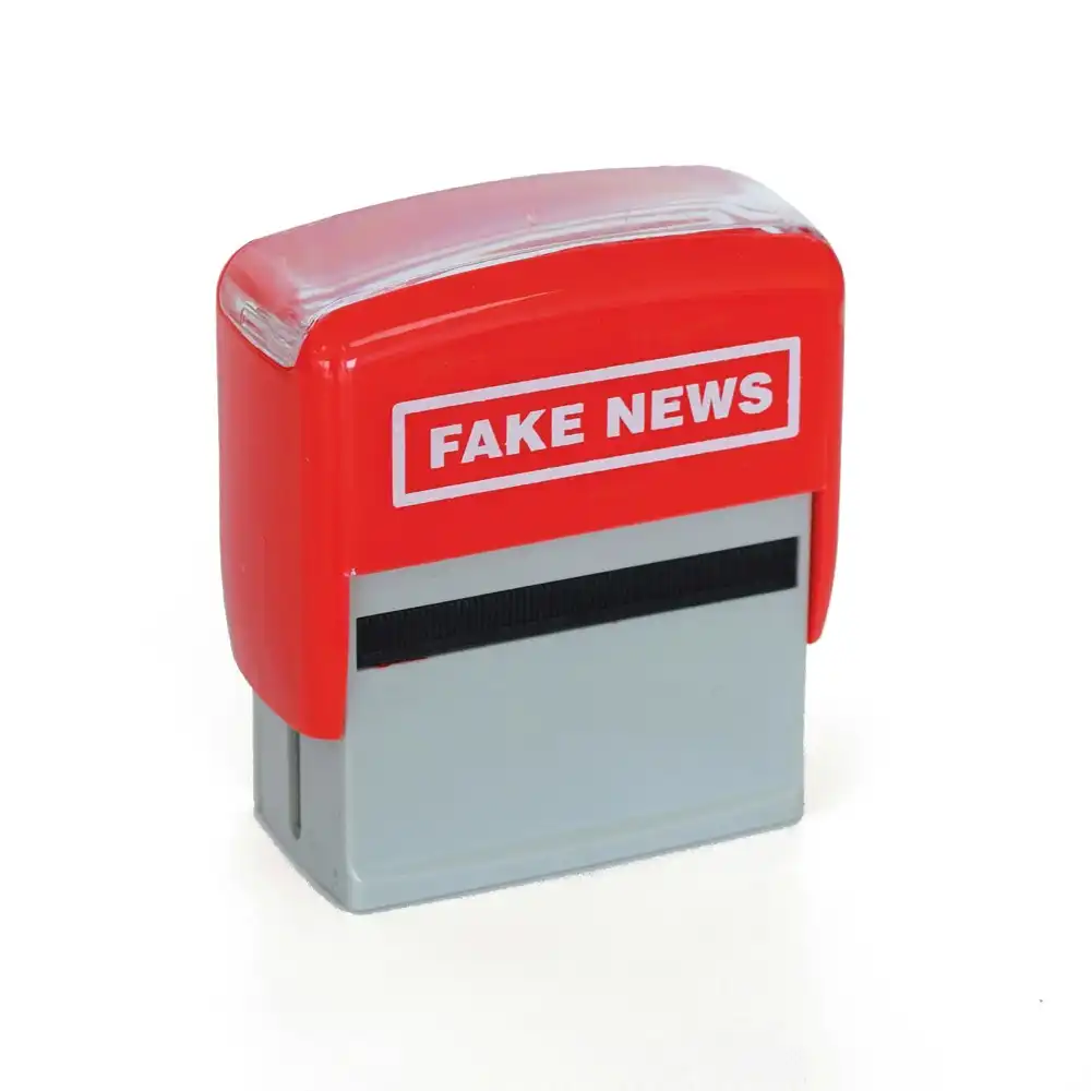 Bubblegum Stuff Fake News Red Stamp Self-Inking School/Office Stationery 12y+