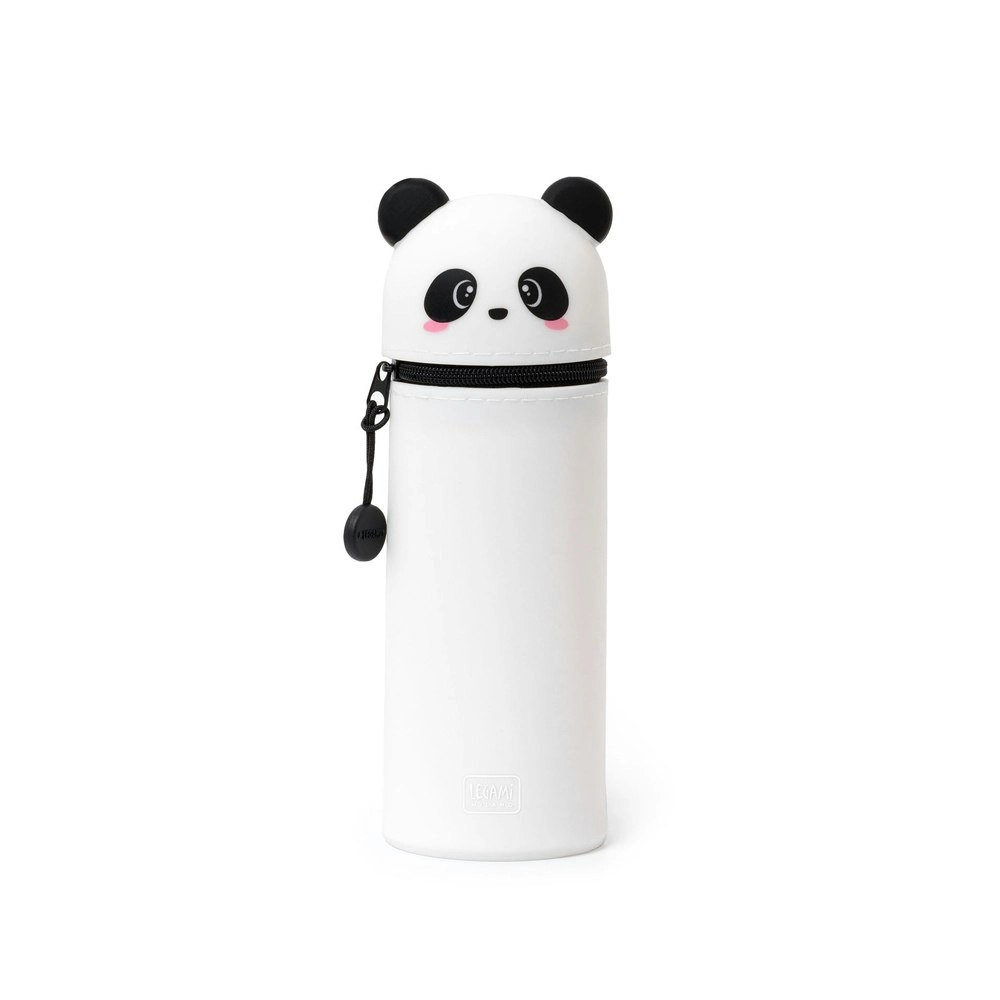 Legami Kawaii 2-in-1 Soft Silicone Pencil Case Ballpen/Pen Stationery Panda