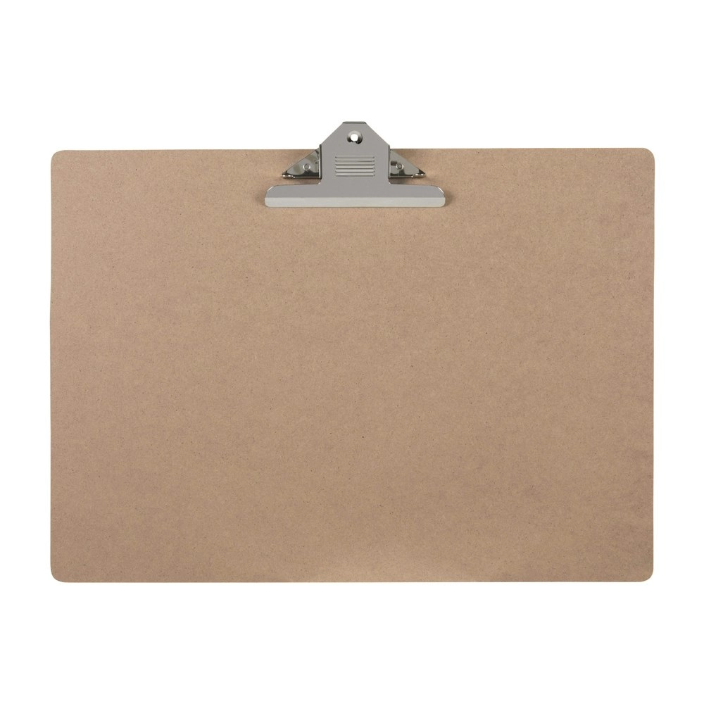 Marbig Masonite A3 Clipboard w/ Large Clip Landscape Writing File Hardboard