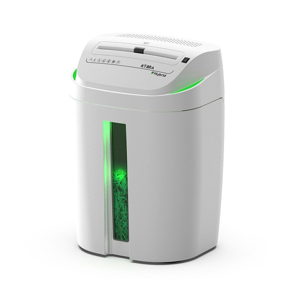 Kobra S-4 Hybrid Straight Cut Personal/Deskside Paper/Plastic Shredder 40L