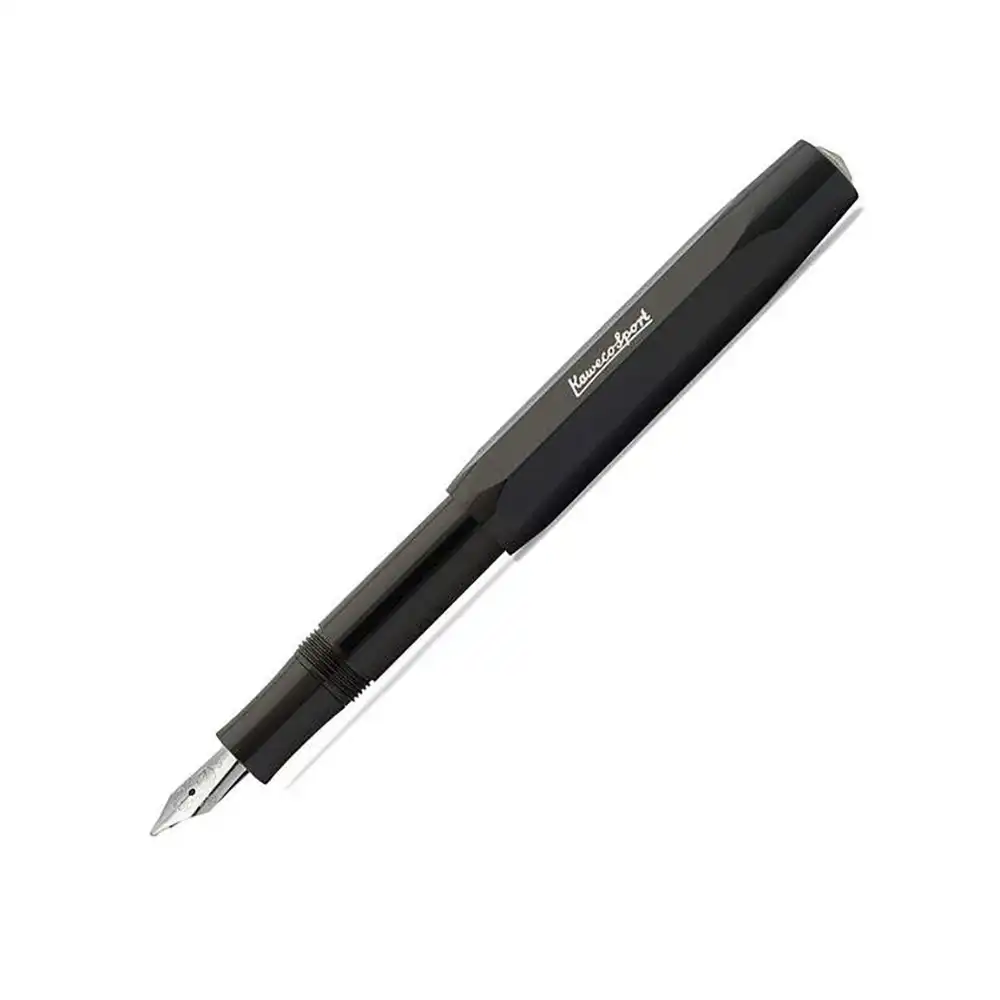 Kaweco Plastic Calligraphy Fountain Pen Writing Office Stationery 1.9mm Nib BLK