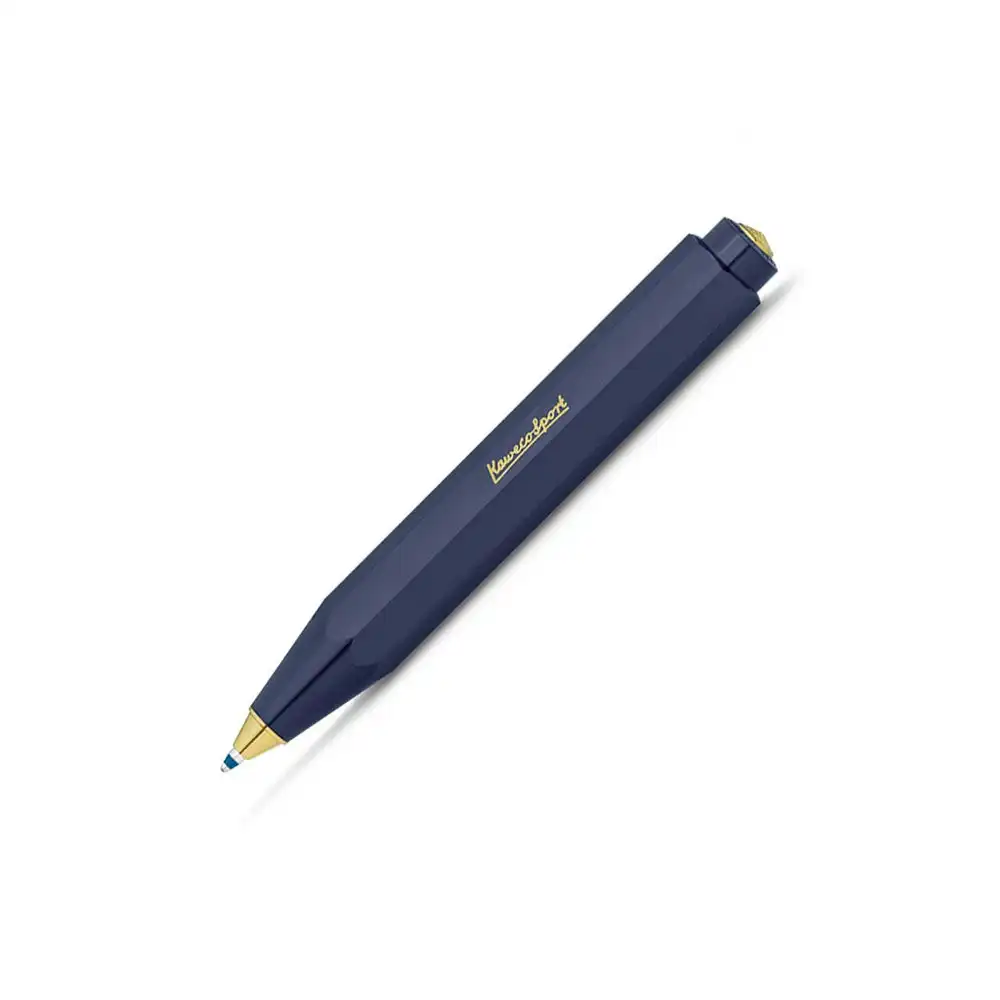 Kaweco Classic Sport Plastic Ballpoint Pen Writing Stationery Medium Nib Navy