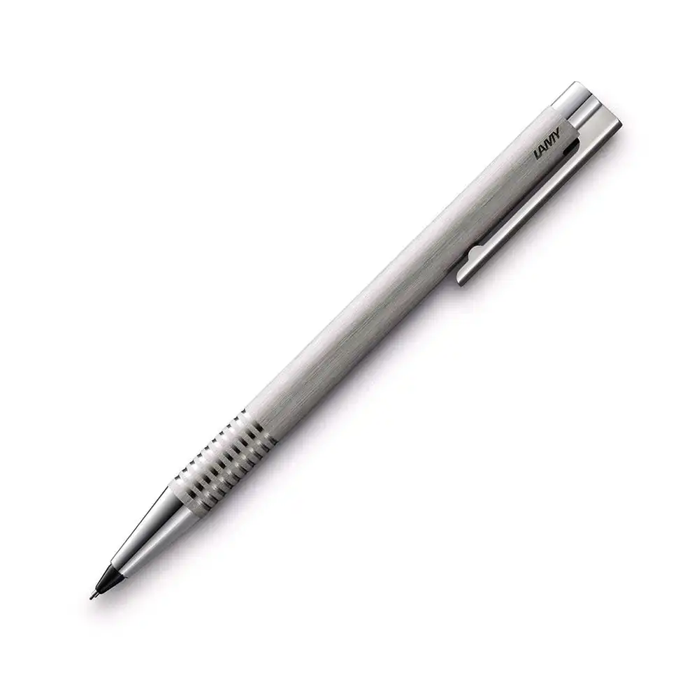 Lamy LOGO Mechanical Pencil 0.5mm Nib Tip Stationery Brushed Stainless Steel