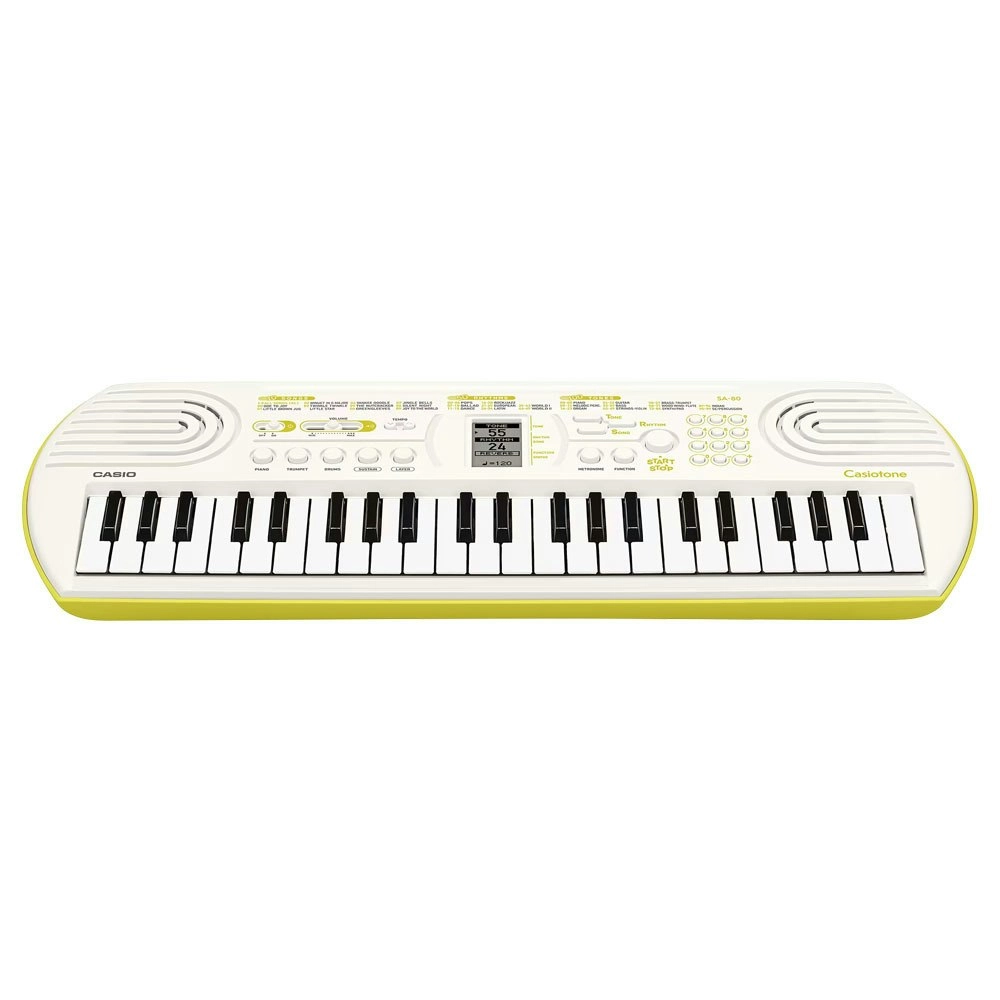 Casio SA-80 Casiotone 44 Key Mini Kids/Childrens Musical Electric Keyboard White