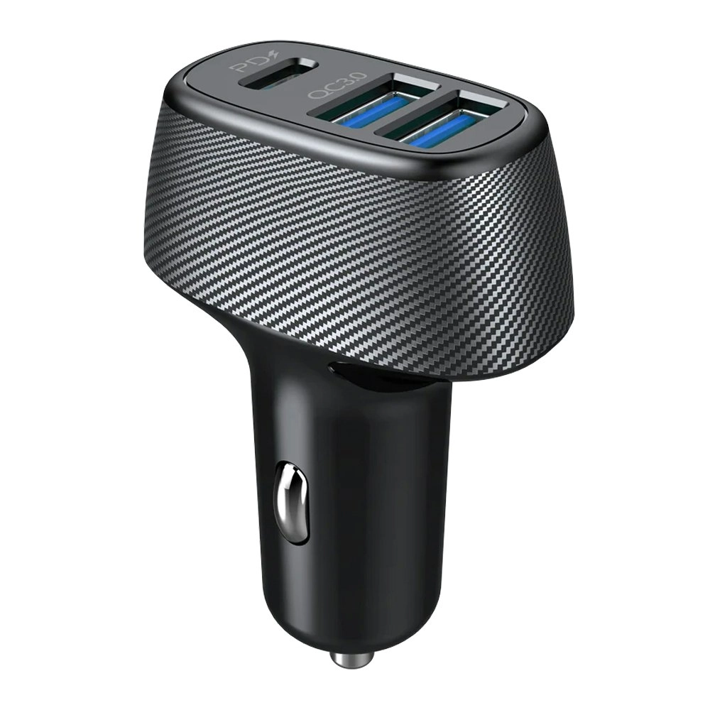 RockRose Safari PQ2 Triple Port 42W PD & QC 3.0 USB-A Car Phone Charger Adapter