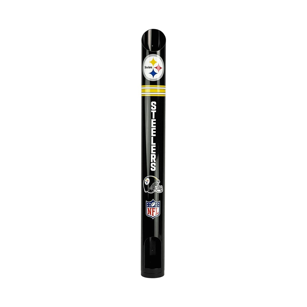 NFL Pittsburgh Steelers Stubby Holder Dispenser Storage Wall Mountable 90x9cm