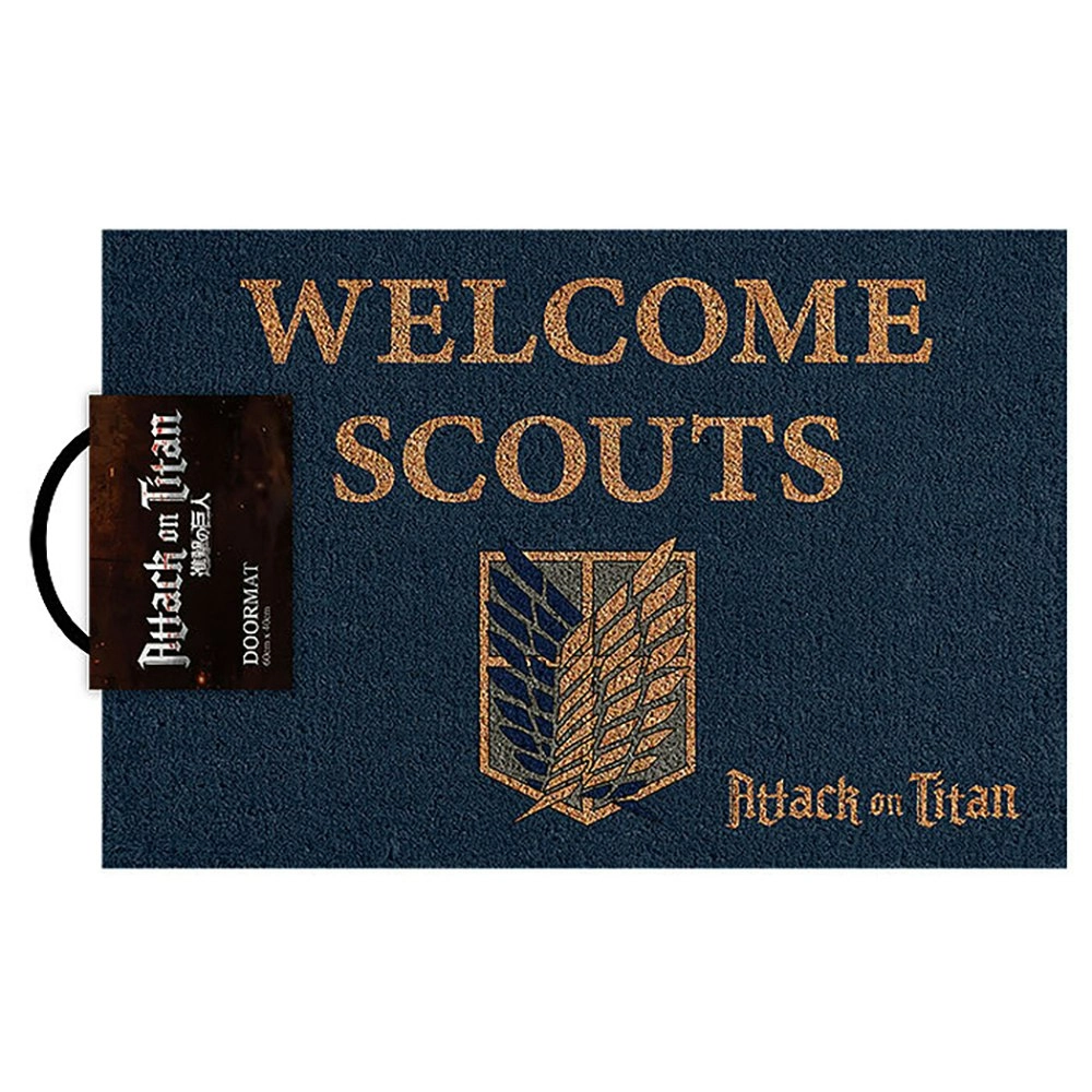 Attack on Titan Attack on Titan Welcome Scouts Front Door Entrance Doormat