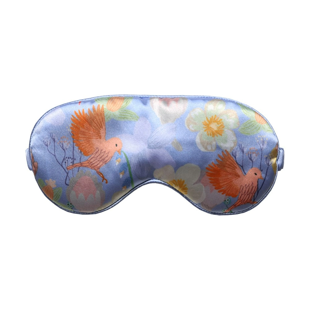 Splosh Travel By Splosh Bird Satin Eye Mask Sleeping Soft Shade Cover 22x10.5cm