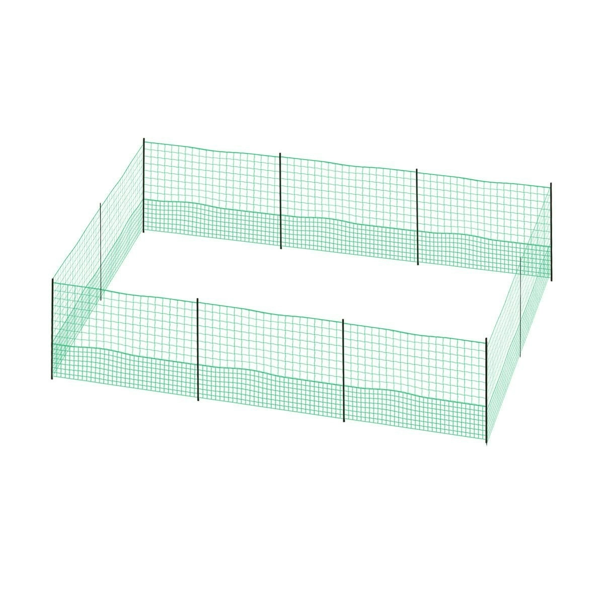 Pet Scene Chicken Fence Poultry Runs Coop Farm Pen Mesh Cage Net Habitat House Safe Turkey Breeding 1.15m x 30m