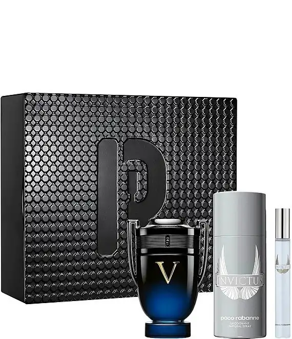 Rabanne Invictus VICTORY EDP Extreme 100ml 3 Piece Luxury Gift Set