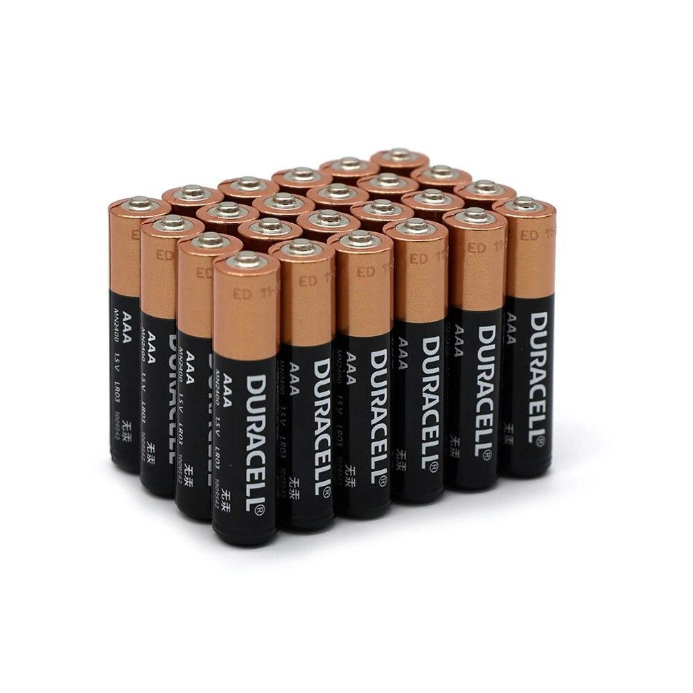 24pc Duracell Coppertop AAA Size Alkaline Battery Single Use Batteries