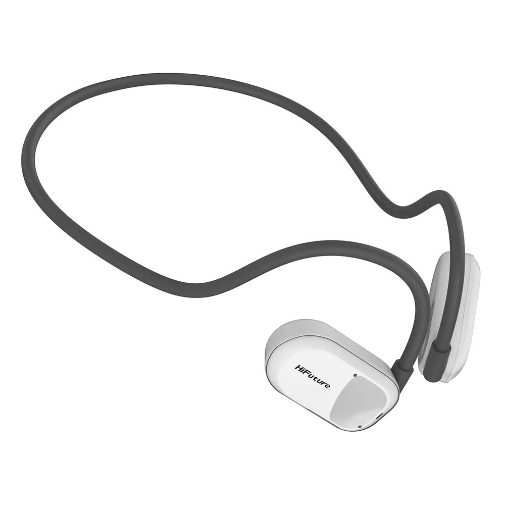 HiFuture FutureMate Open Ear Air Conduction ENC Headphones w/ 2-Mic Grey/White