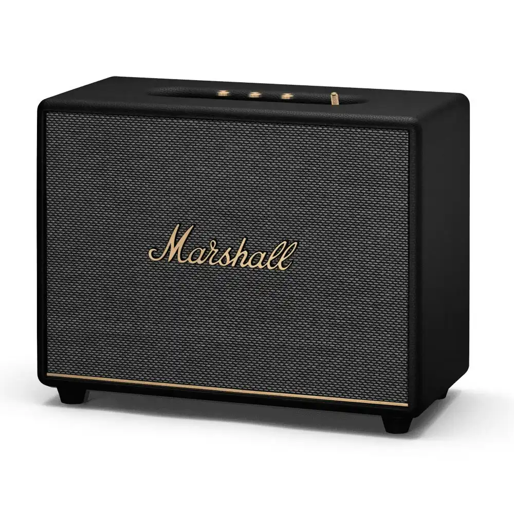 Marshall Woburn III Bluetooth/HDMI eARC/3.5mm/RCA Dynamic Home TV Speaker Black