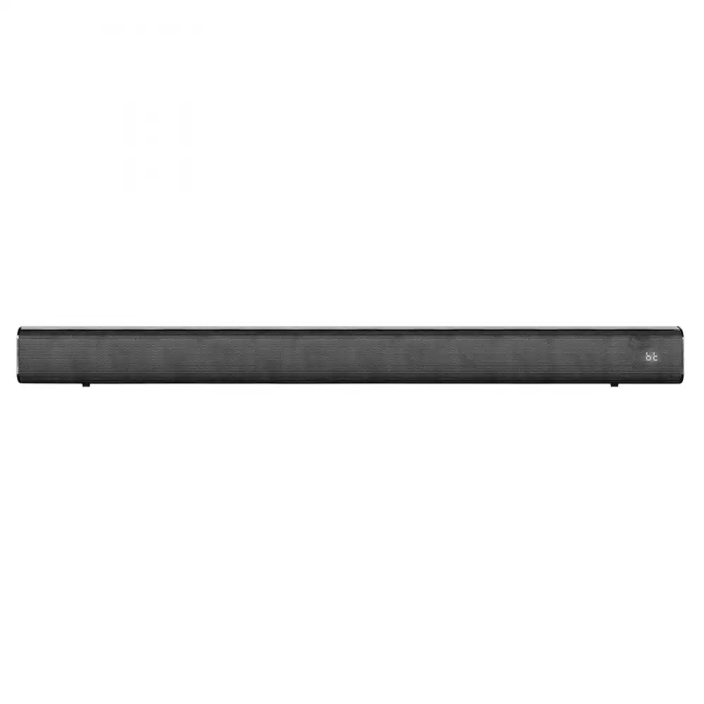 Laser Wireless Bluetooth Stereo Soundbar Speaker w/ Remote Control Black 80cm