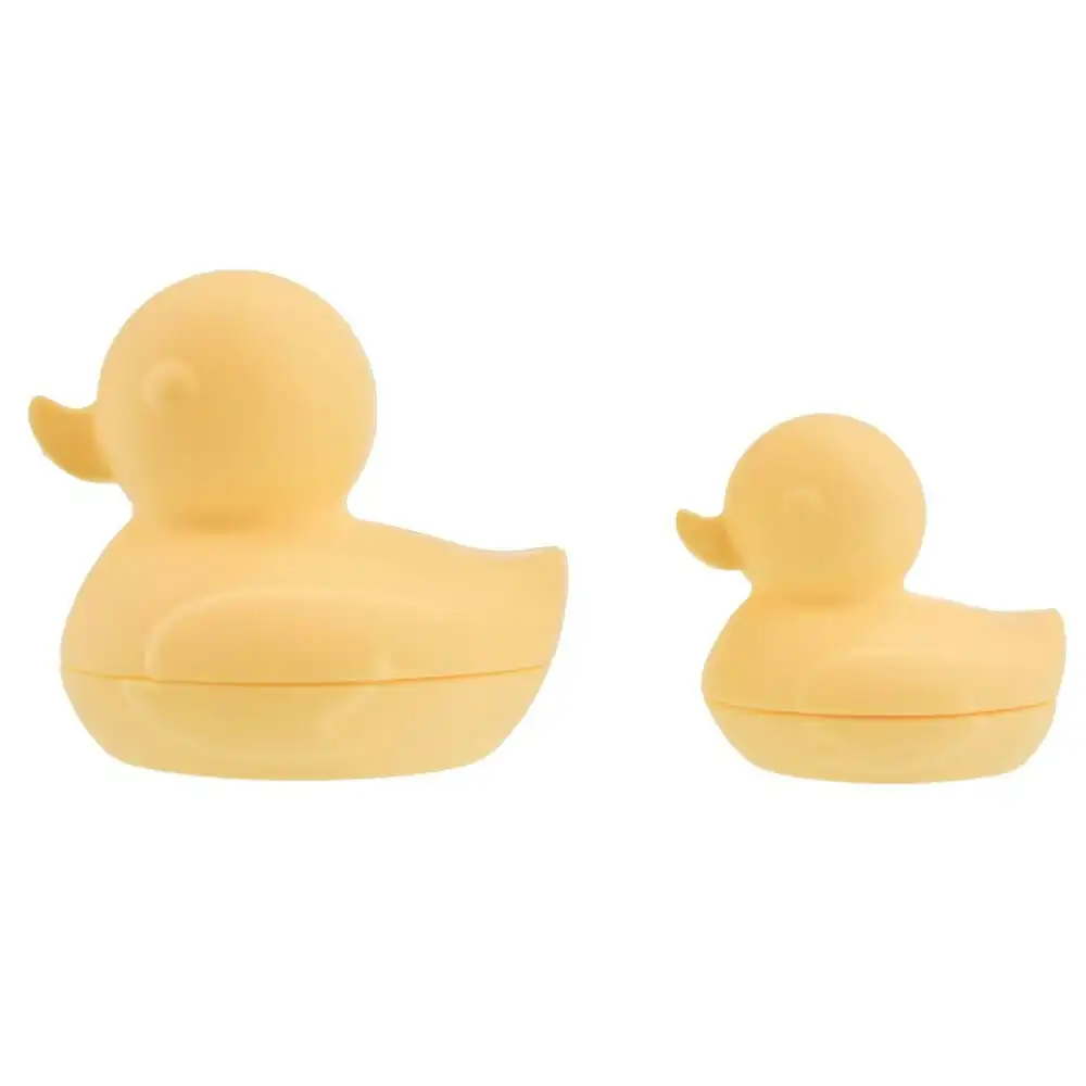 2pc Koala Dream Silicone Kids/Childrens Interactive Bath Ducks Yellow 6M+