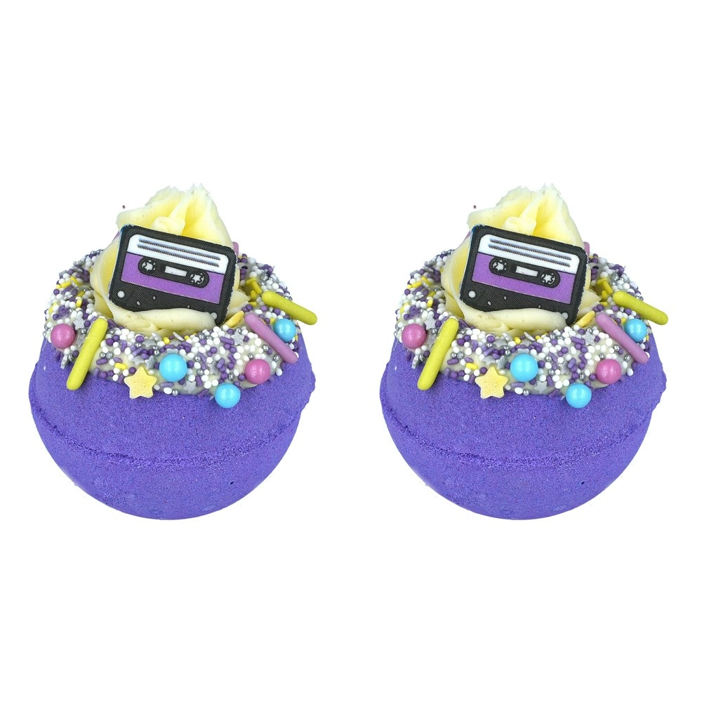 2PK Bomb Cosmetics Acceptable in the 80's Bath Bomb Blaster Body Fragrance Fizzy