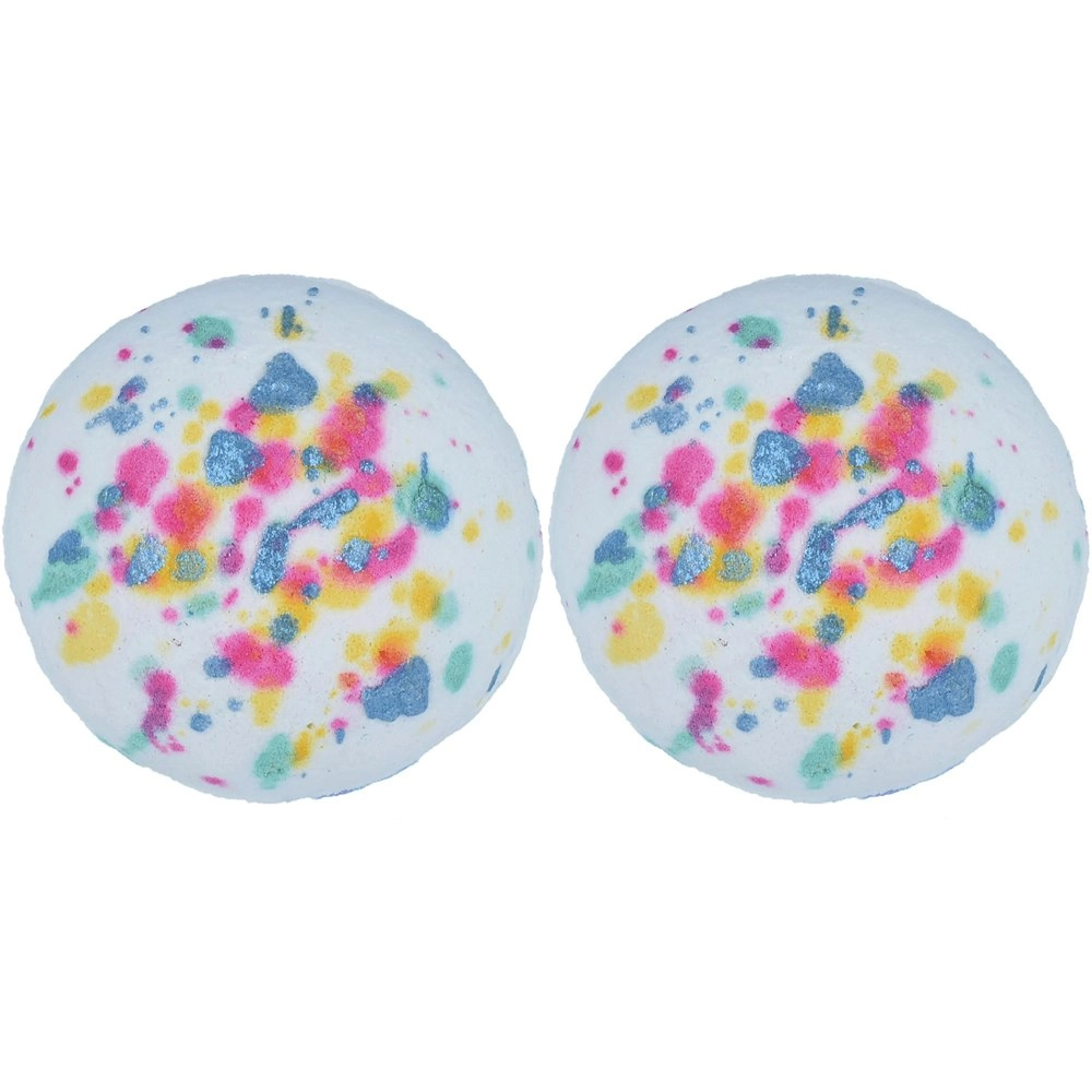 2PK Bomb Cosmetic Five Colours in Her Hair Bath Bomb Blaster Fragrance Tub Fizzy