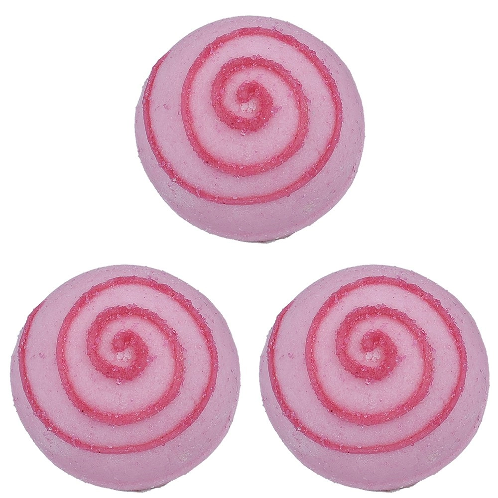 3PK Bomb Cosmetics Island Tiara Bath Bomb Creamer Body Fragrance Bathing Fizzies