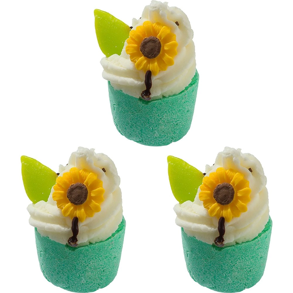 3PK Bomb Cosmetic Sunflower Fields Bath Bomb Mallow Body Fragrance Bathing Fizzy