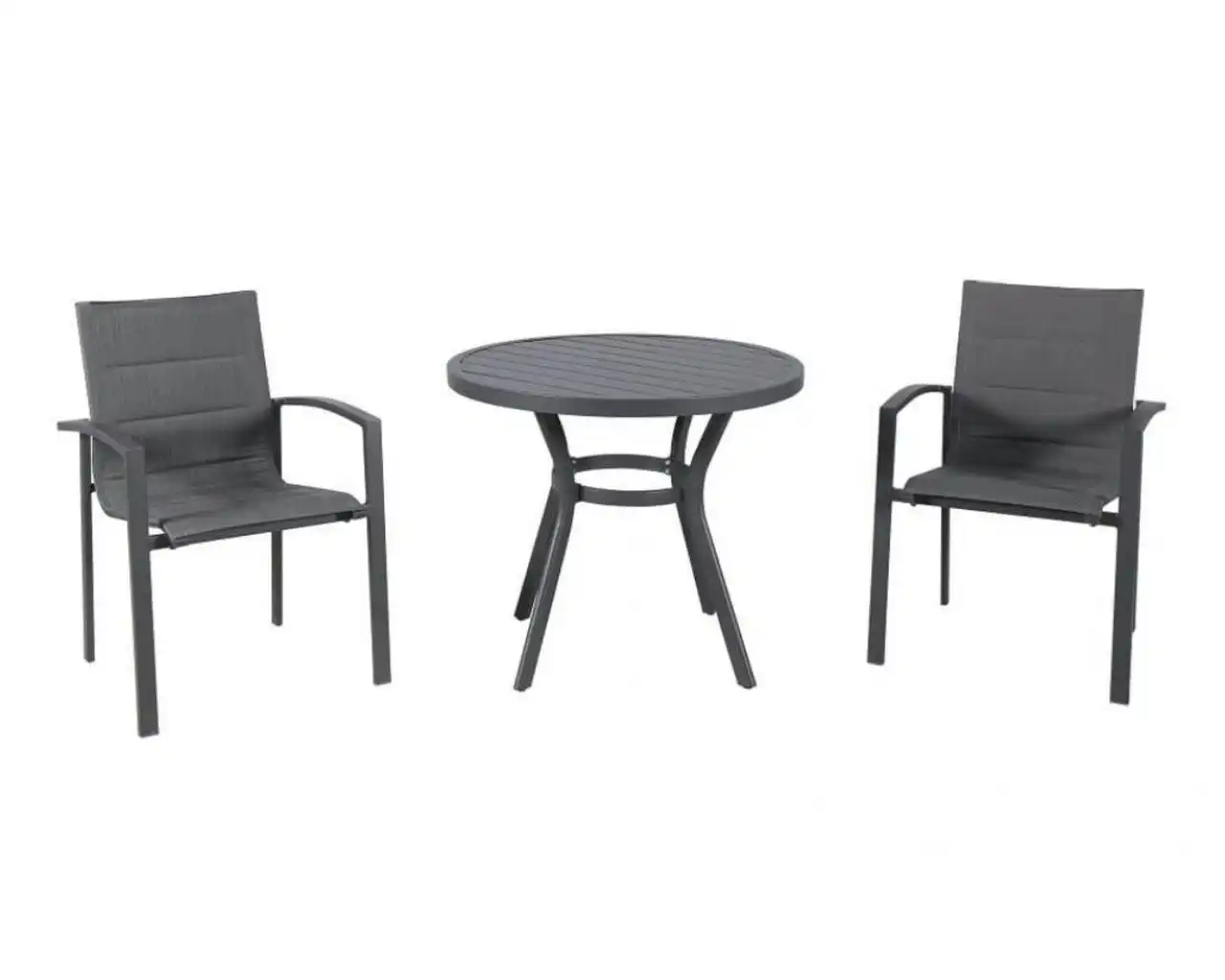 Boston-Jette 3 Piece Dining (Gunmetal Grey)