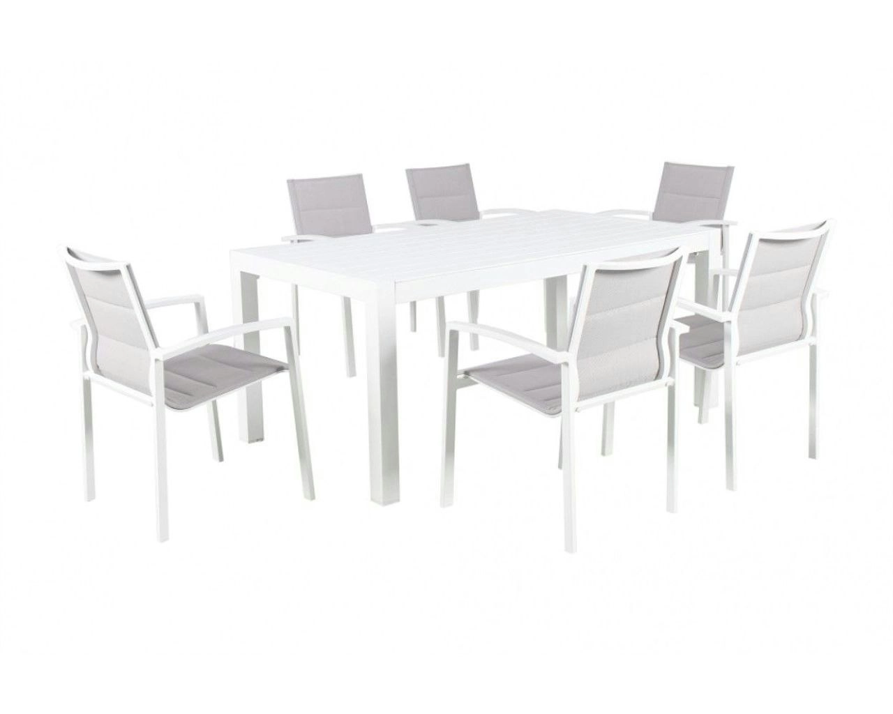 Boston-Jette 7 Piece Dining (White)