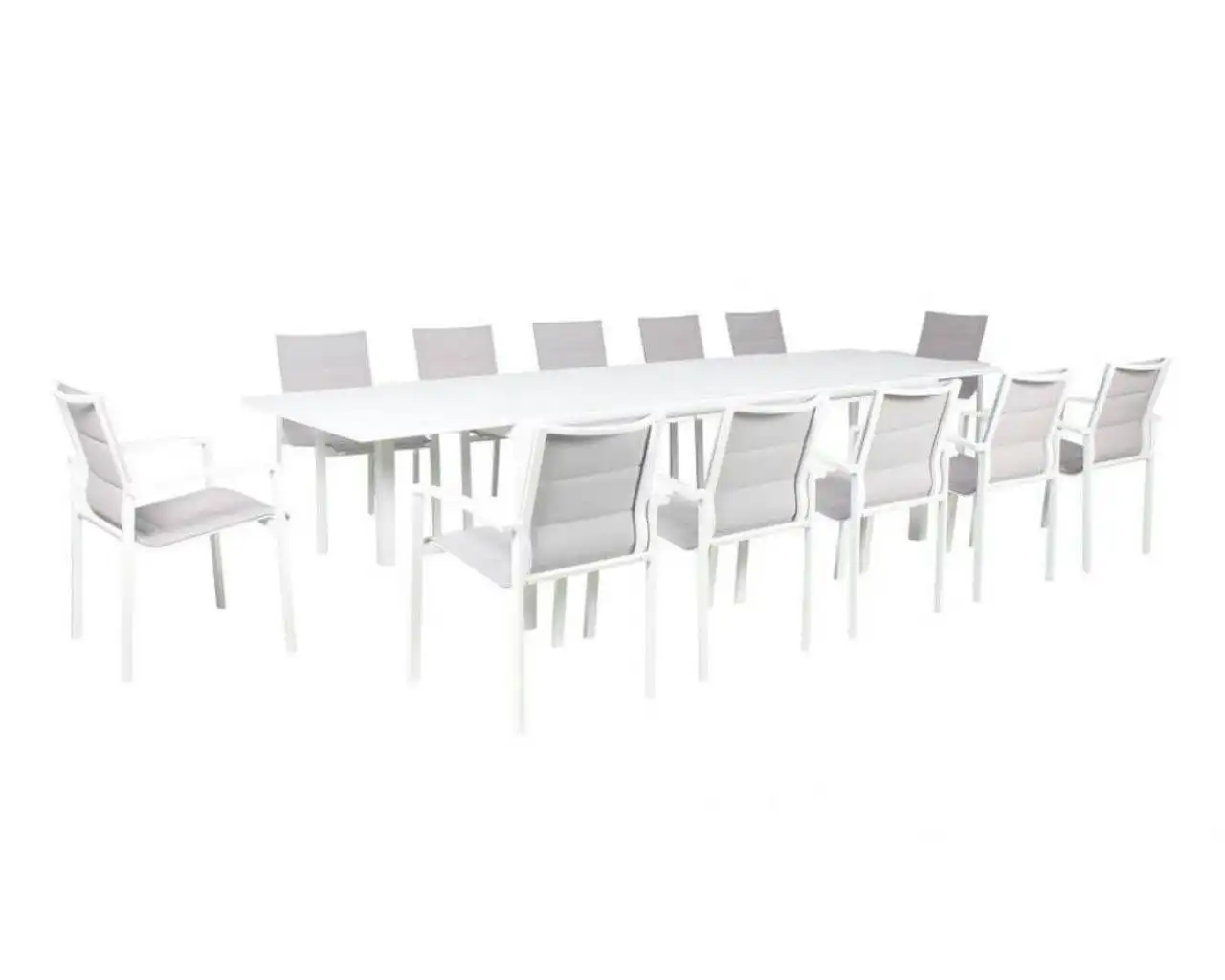 Boston-Jette 13 Piece Dining (White)