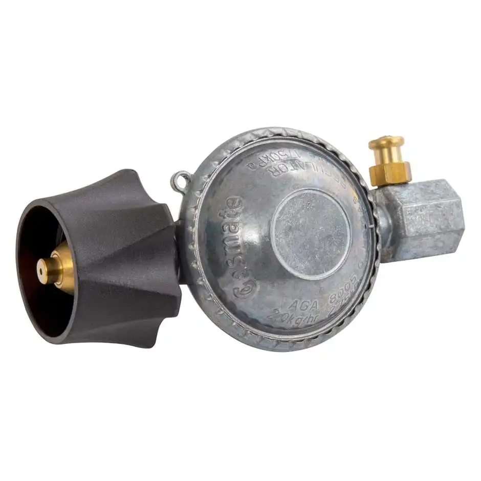 Gasmate 2.75 kPa Pressure Regulator LCC27 to 3/8 BSPT