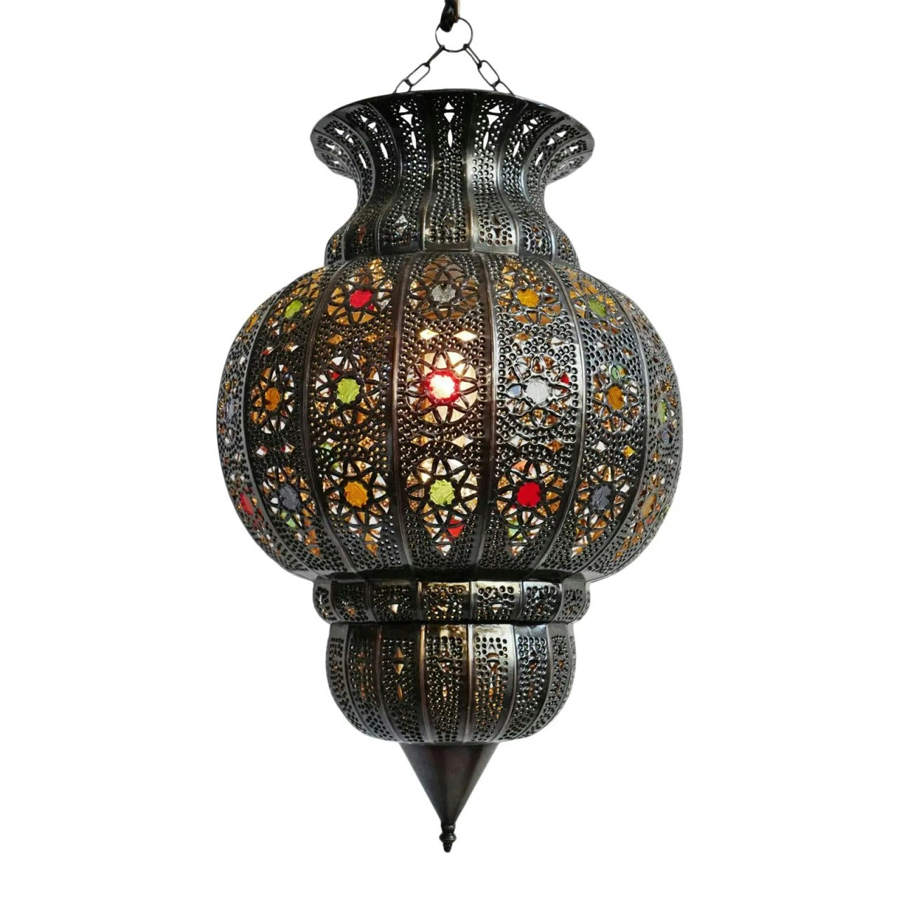 Fez Furniture & Homewares Genuine Moroccan Fretwork Pendant Light Shade - Hassan