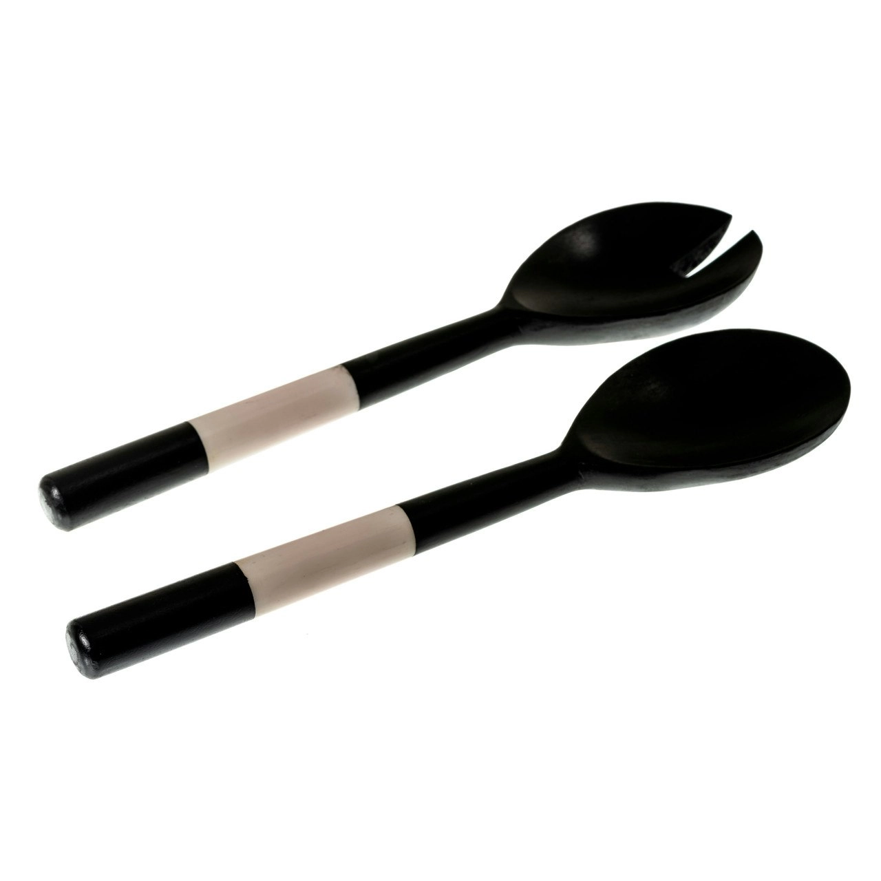 Casa Set of 2 Monochrome Salad Servers