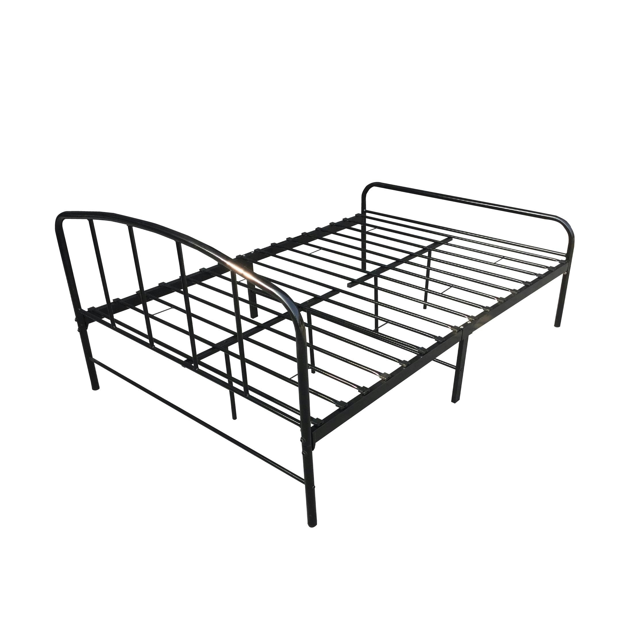 Oliver Metal Bedframe Queen Black