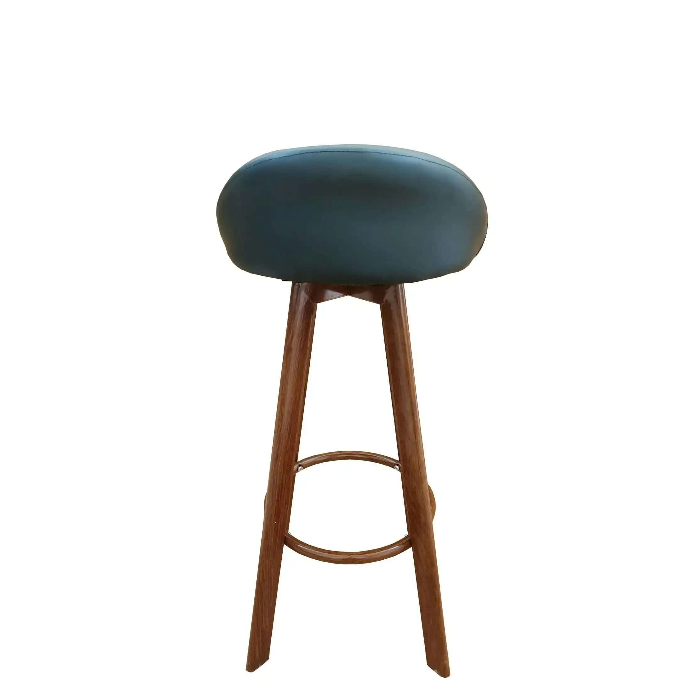 Noel Leatherette Bar Stool Black