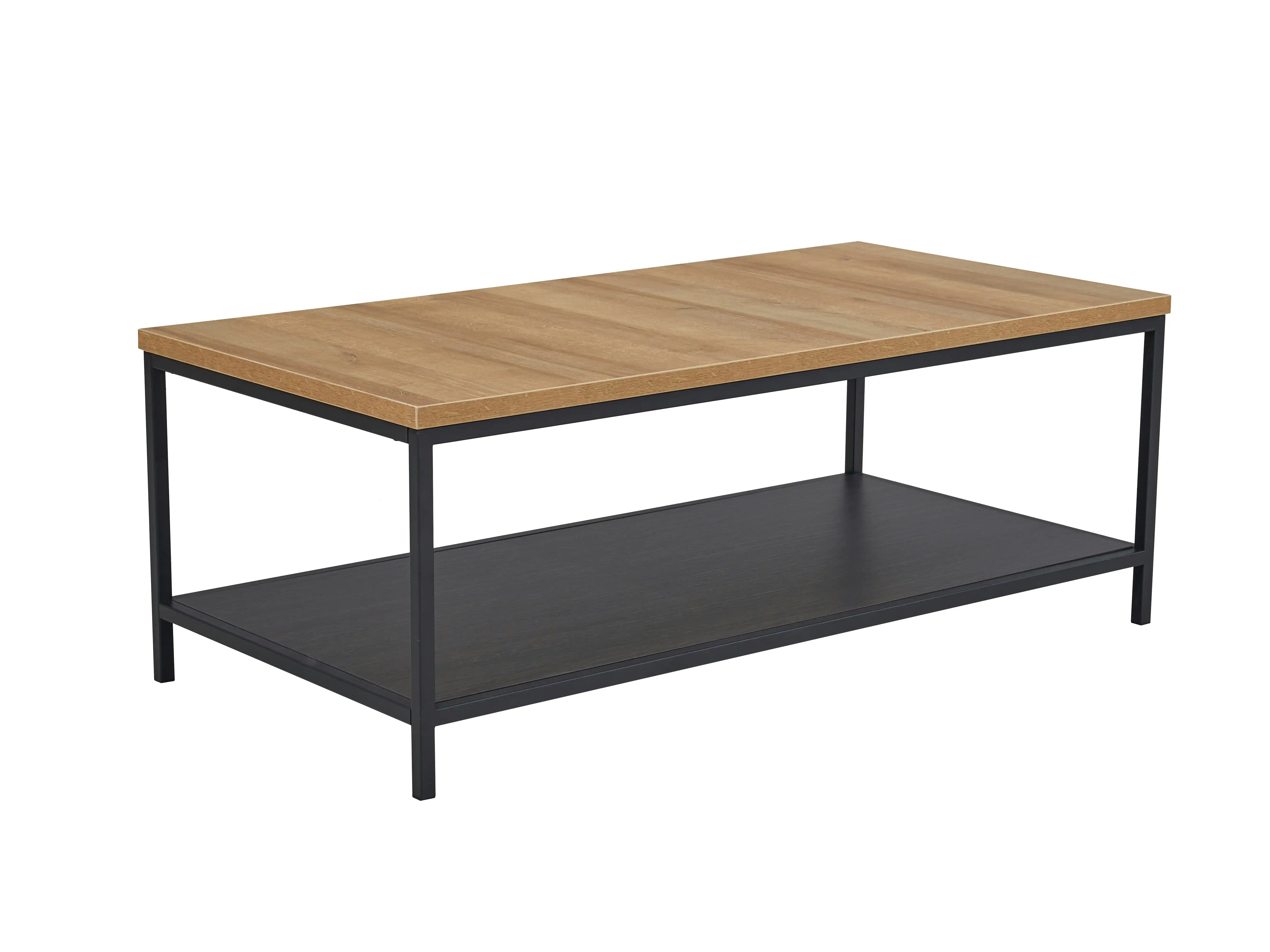 Charlie Coffee Table - Dark Oak & Black Oak