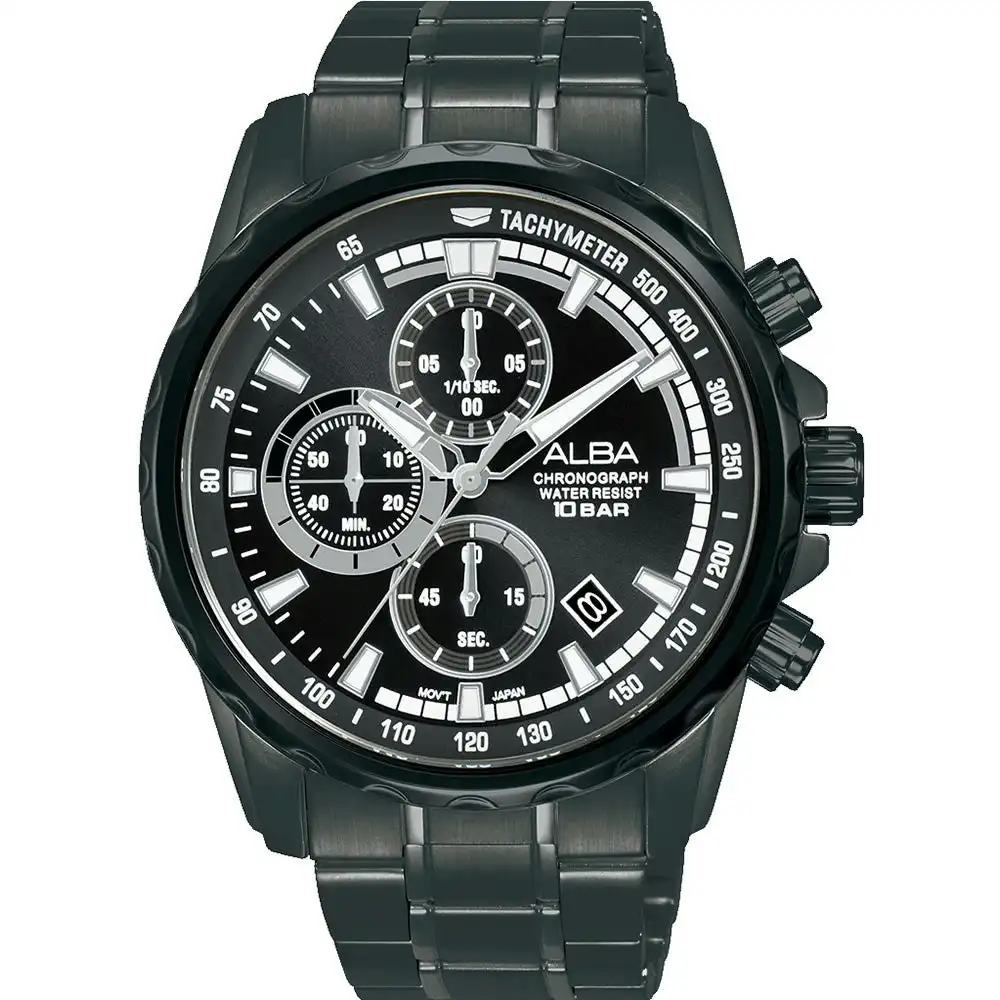 Alba AM3921X Active Black Tone Mens Watch