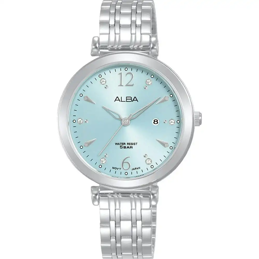 Alba AH7BW5X Fashion Stone Set Womens Watch