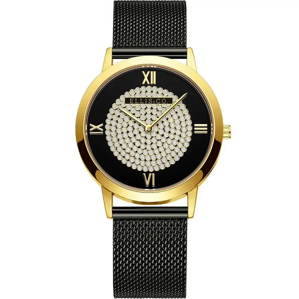 Ellis & Co Mariah Black Women's Watch