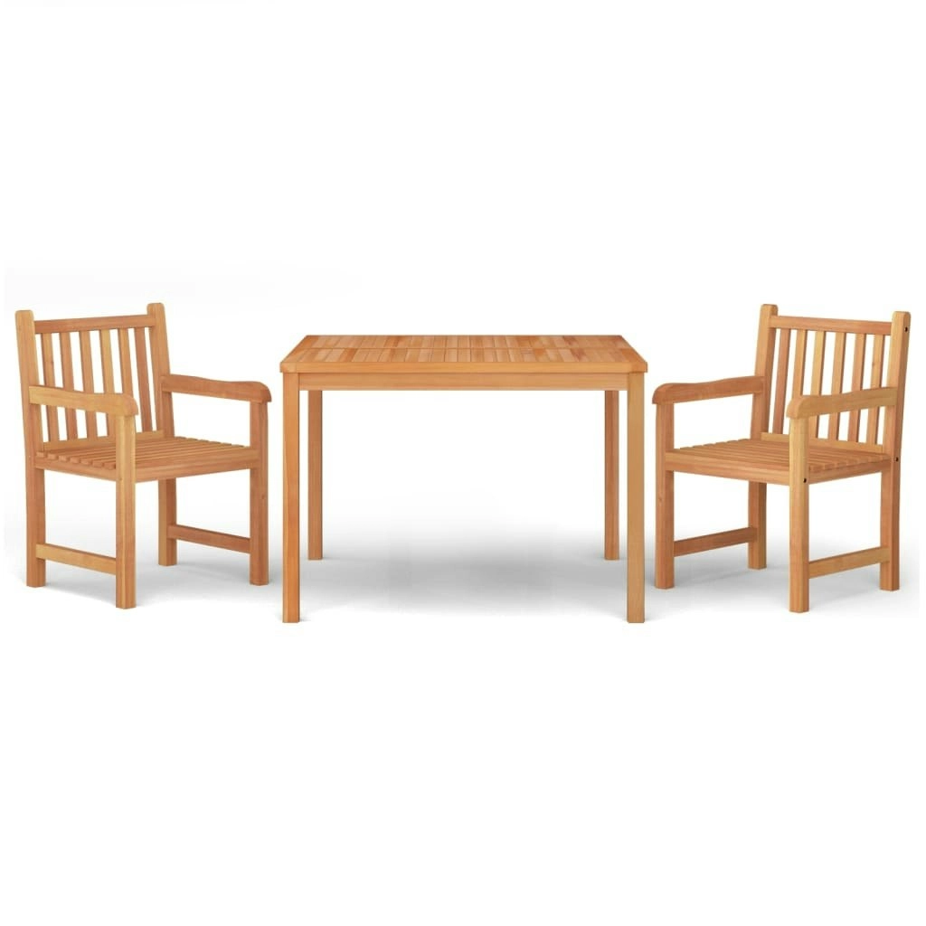 3 Piece Garden Dining Set Solid Wood Teak 3157146