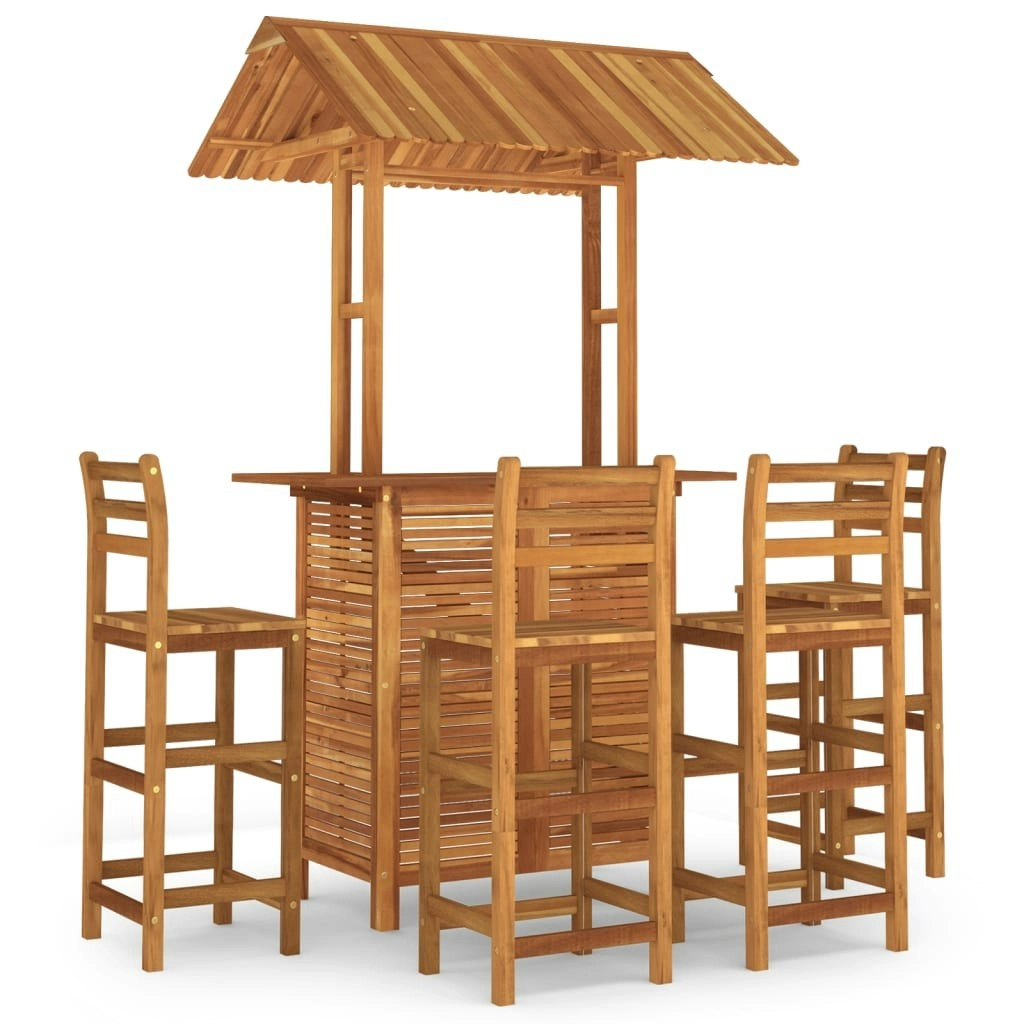 5 Piece Garden Bar Set Solid Wood Acacia 3116005