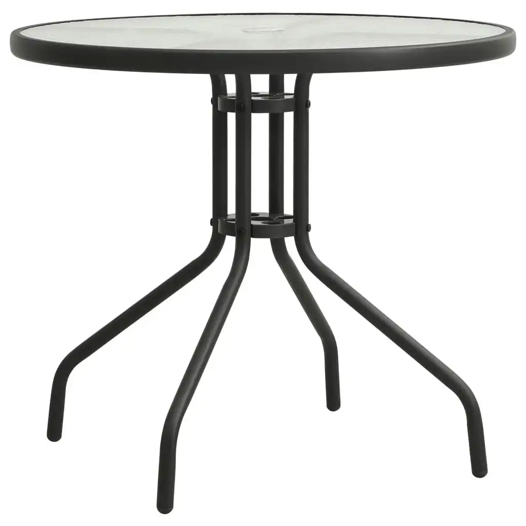 Bistro Table Anthracite Ã˜80x71 cm Steel 313089