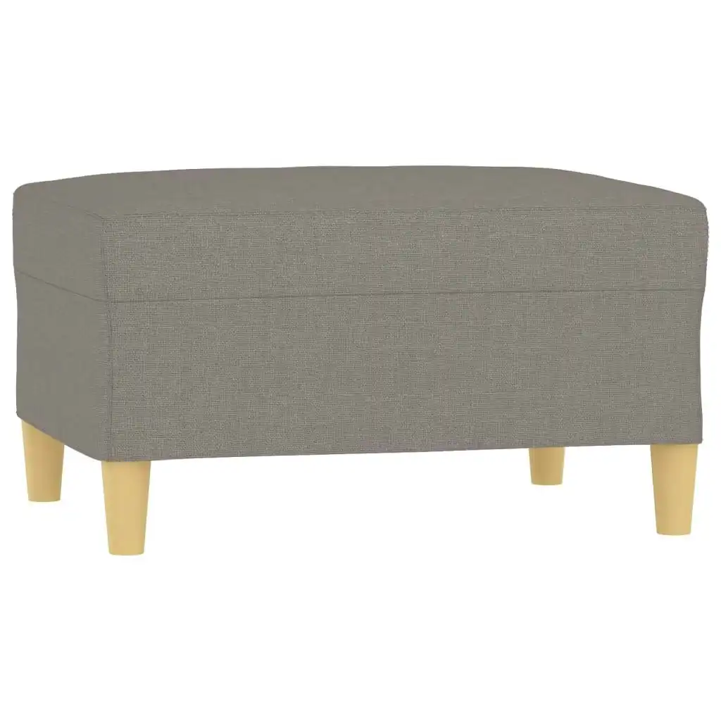 Footstool Taupe 70x55x41 cm Fabric 349278