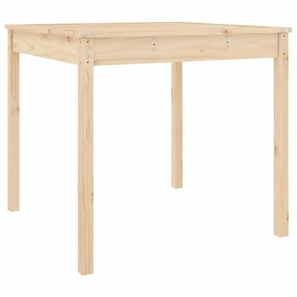 Garden Table 82.5x82.5x76 cm Solid Wood Pine 823962