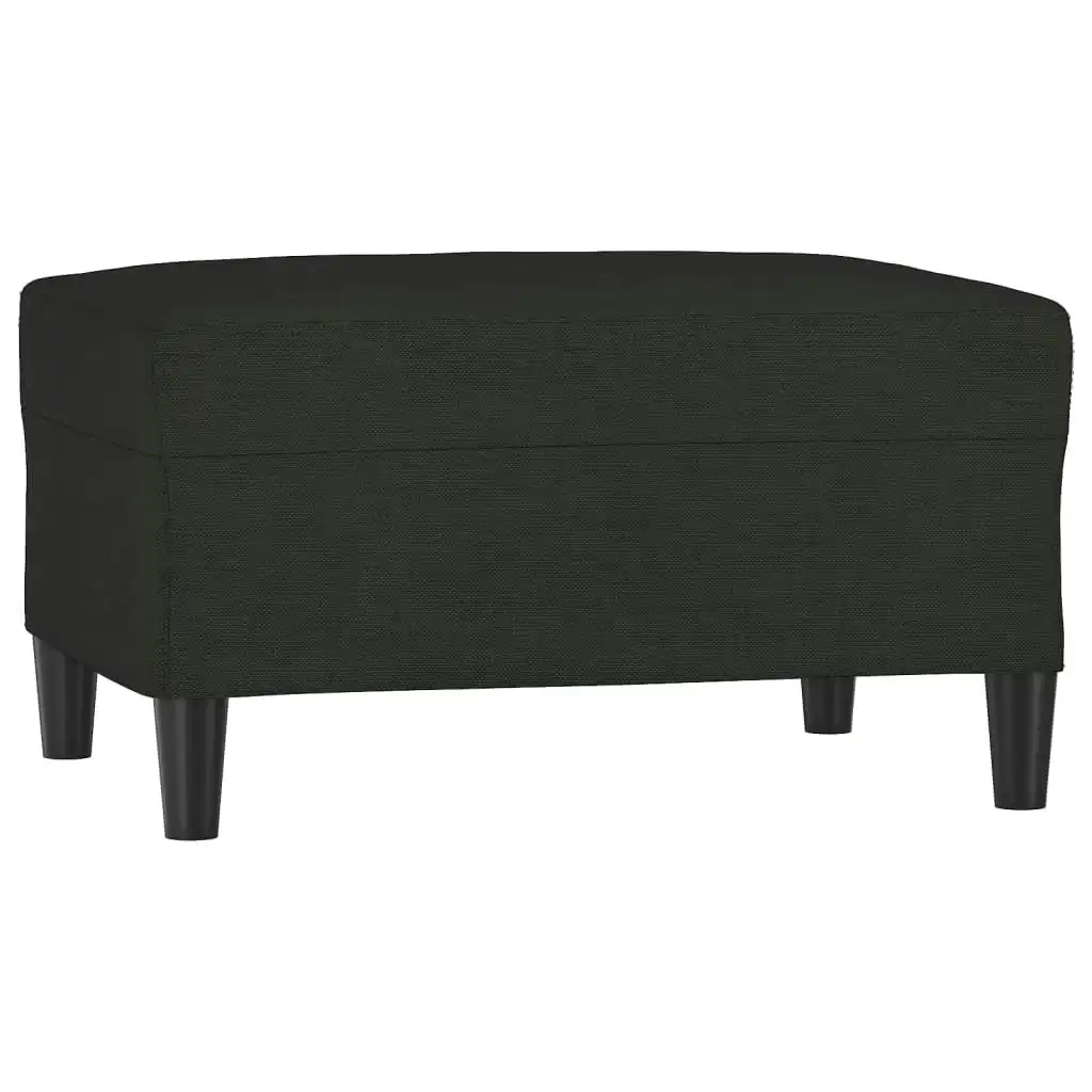 Footstool Black 70x55x41 cm Fabric 349307