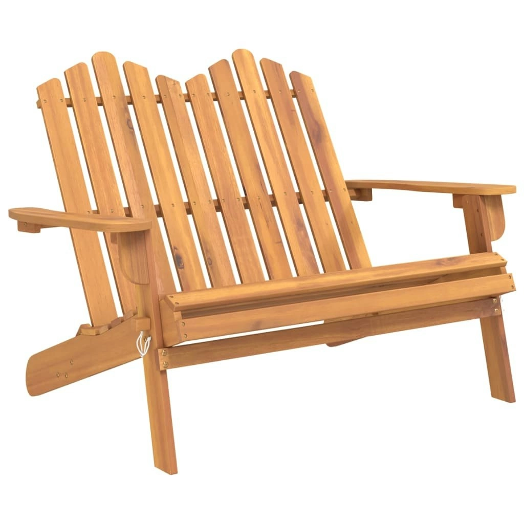 Adirondack Garden Bench 126 cm Solid Wood Acacia 360038