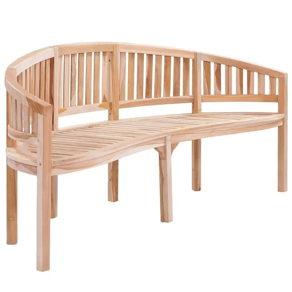 Banana Bench 200 cm Solid Teak Wood 310495