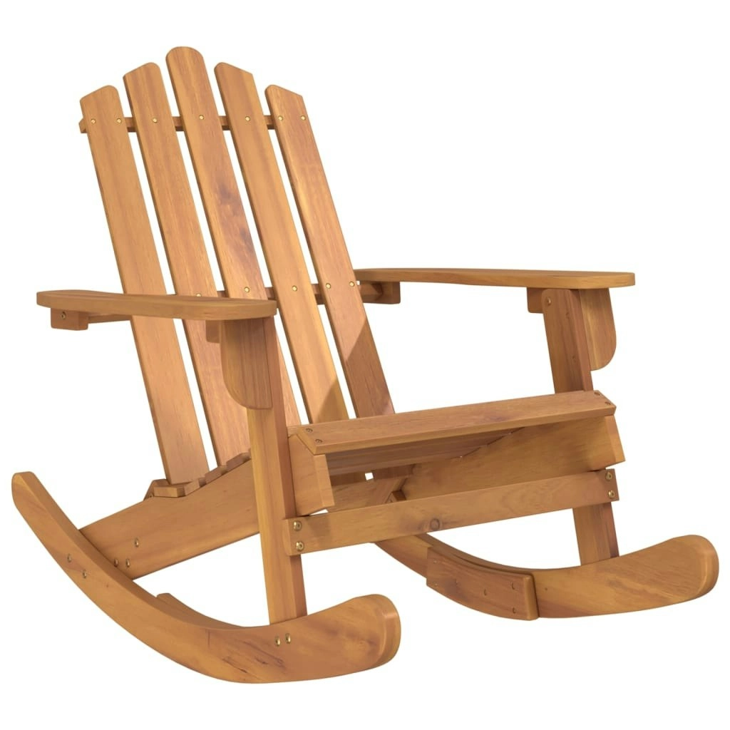 Adirondack Rocking Chair Solid Wood Acacia 360035