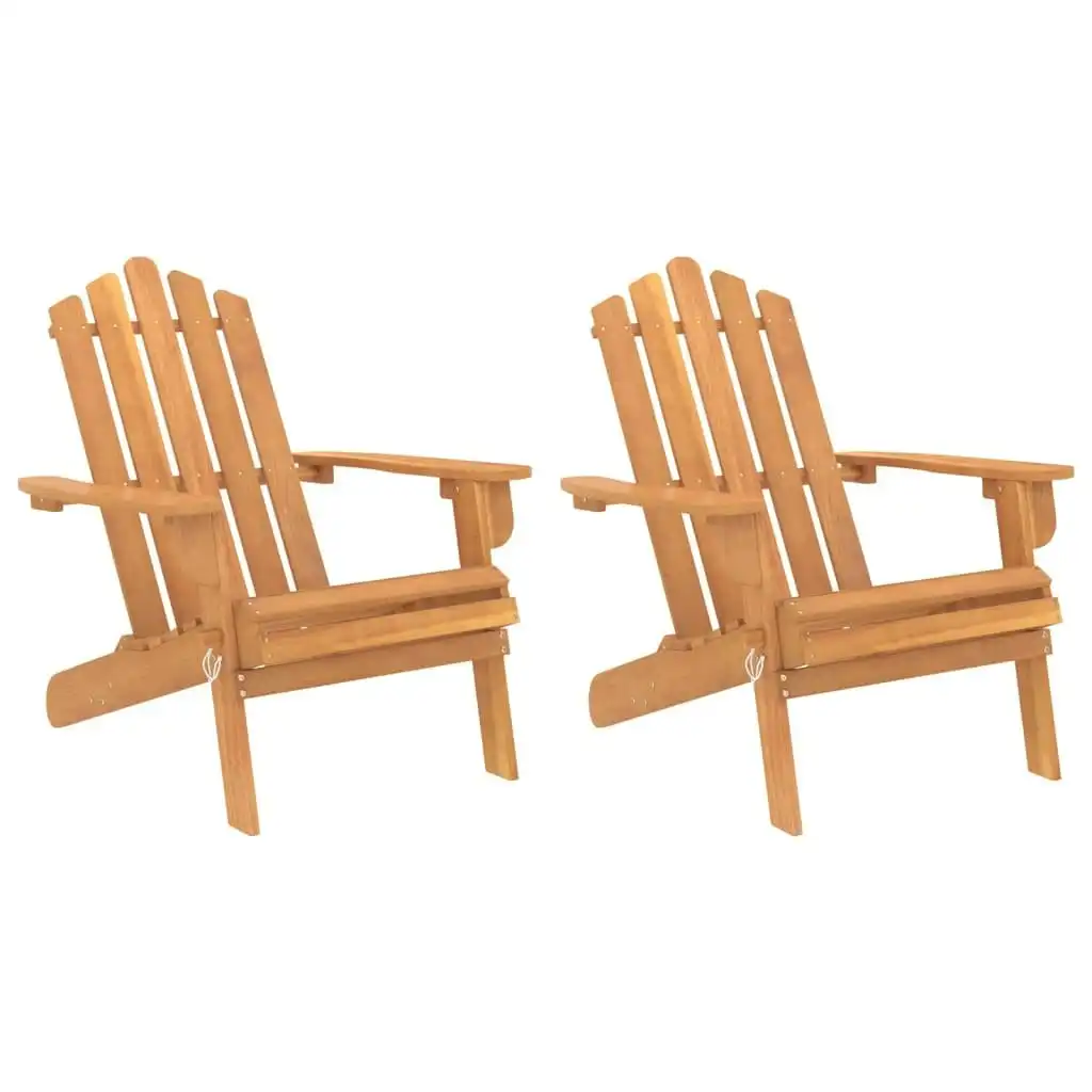 Garden Adirondack Chairs 2 pcs Solid Wood Acacia 3145014